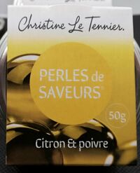 Perle de Saveurs citron et poivre 50g